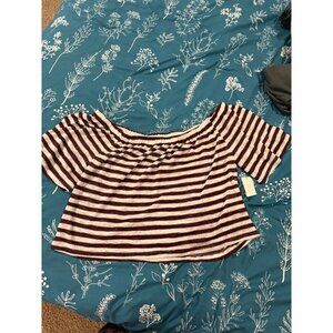 6 FOR $15 Charlotte Russe Xs crop top striped